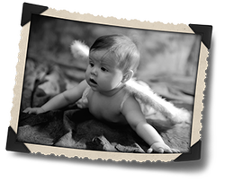 Süsses Babyfoto bei Fotowelle Yvonne Wälle